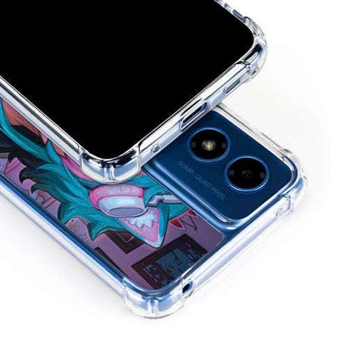 Anime Catgirl Gamer Nerd by Ivy Dolamore Moto G 5G (2024) Clear Case